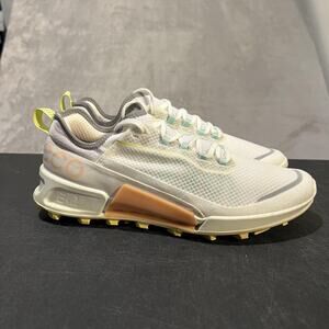 ECCO Biom 2.1 Shoes Womens Size EUR 39 White Orange Trail Running Sneakers